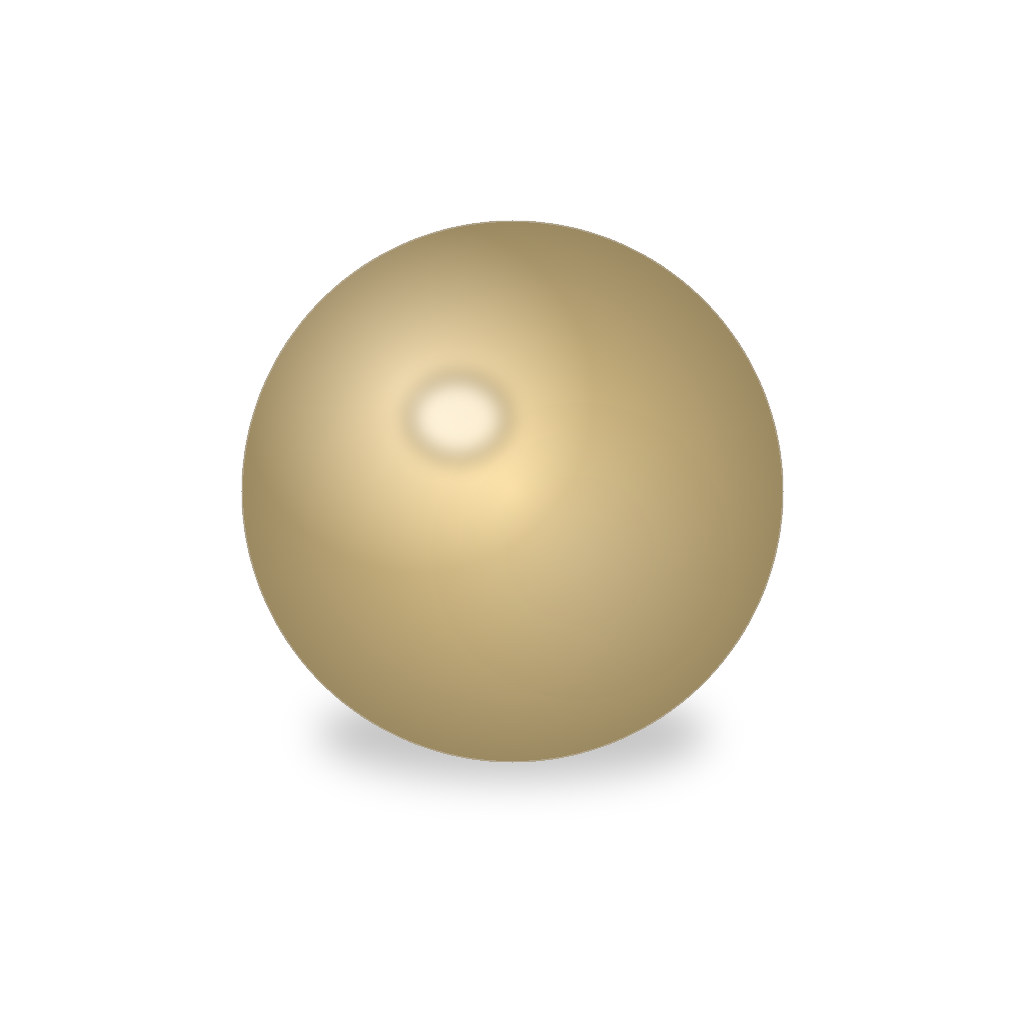 Gold pearl