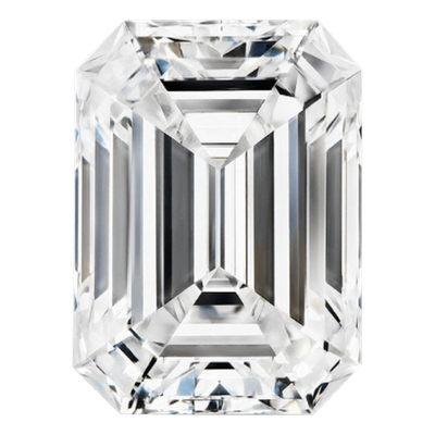 Emerald cut diamond