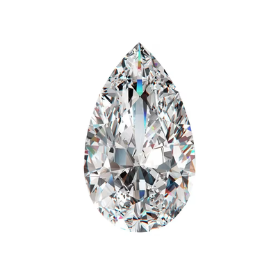 Pear cut diamond
